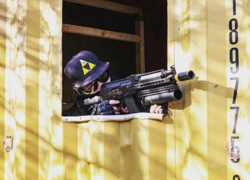 Paintball action